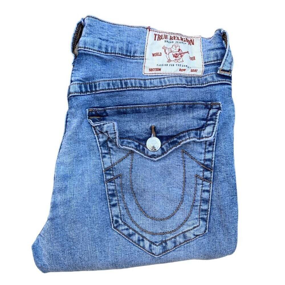 True Religion Jeans Size 34 RICKY Blue